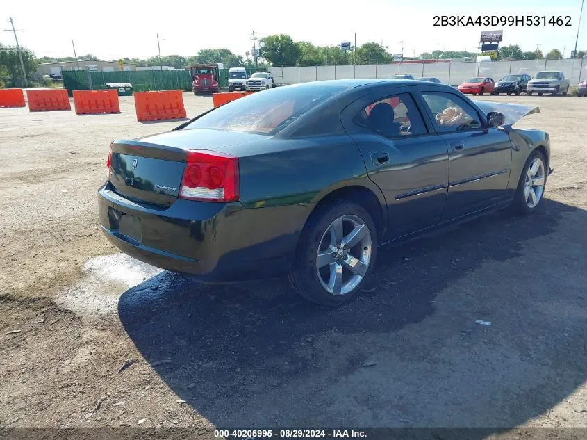 2009 Dodge Charger Se VIN: 2B3KA43D99H531462 Lot: 40205995