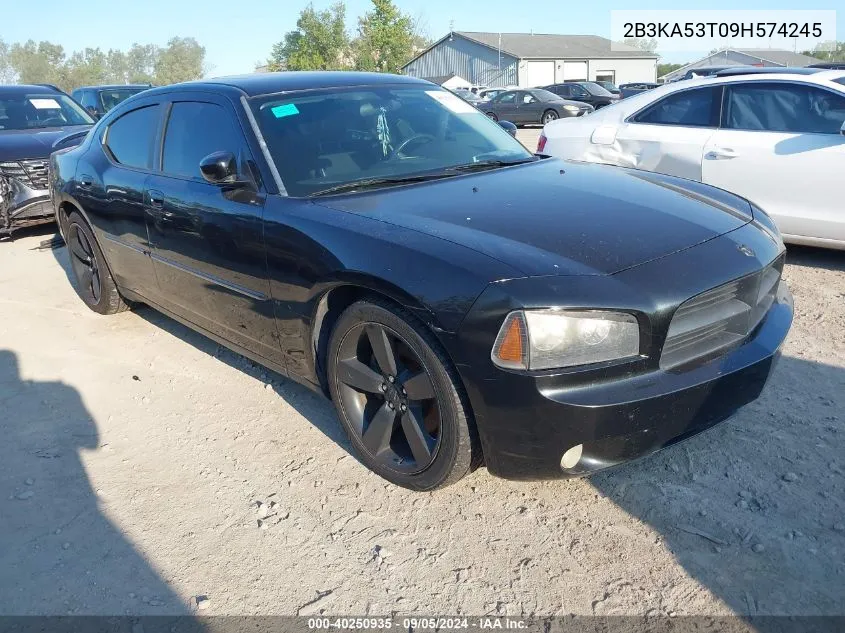 2009 Dodge Charger R/T VIN: 2B3KA53T09H574245 Lot: 40250935