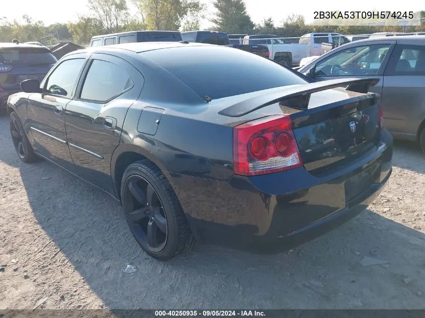 2009 Dodge Charger R/T VIN: 2B3KA53T09H574245 Lot: 40250935