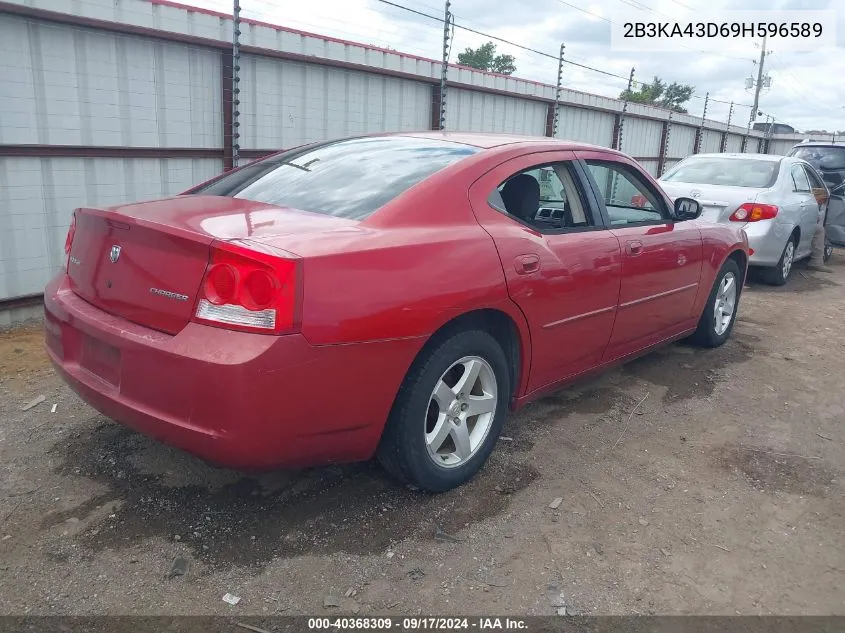 2009 Dodge Charger Se VIN: 2B3KA43D69H596589 Lot: 40368309