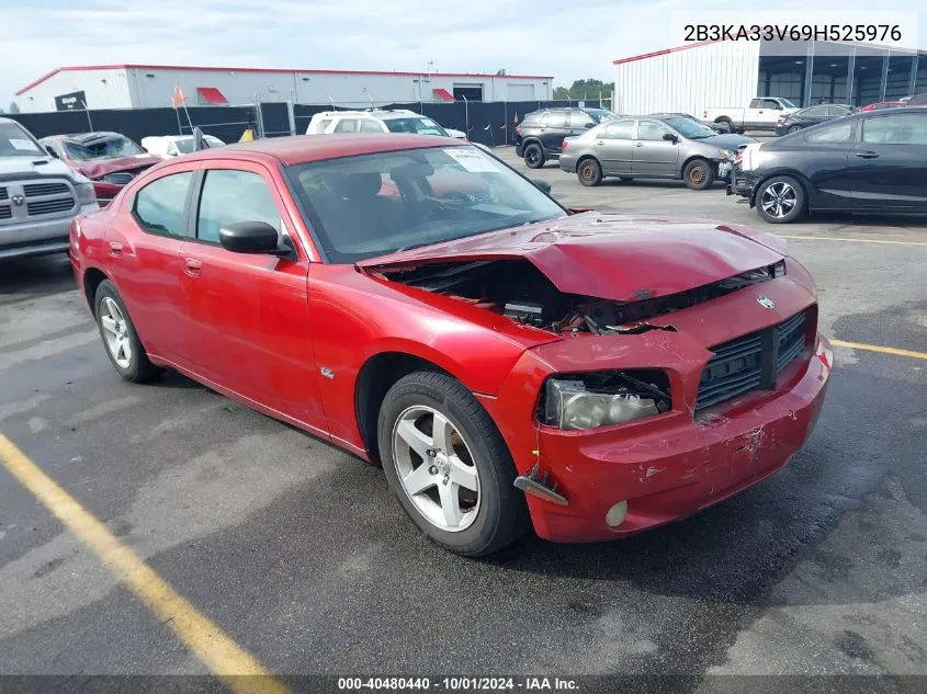 2009 Dodge Charger Sxt VIN: 2B3KA33V69H525976 Lot: 40480440