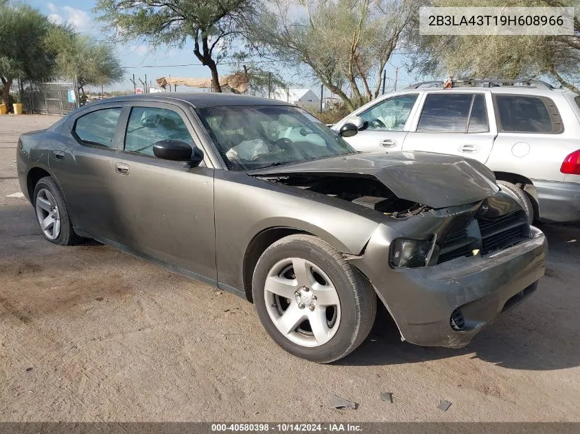 2009 Dodge Charger VIN: 2B3LA43T19H608966 Lot: 40580398