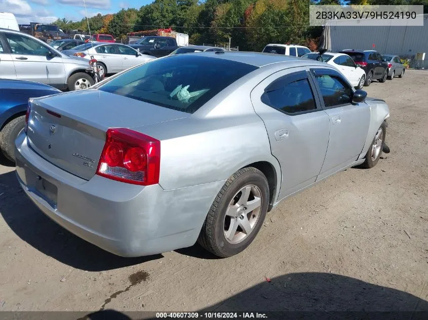 2B3KA33V79H524190 2009 Dodge Charger Sxt