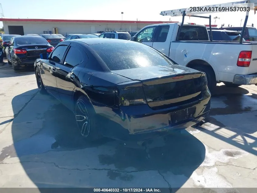 2009 Dodge Charger VIN: 2B3KA43T69H537033 Lot: 40640332