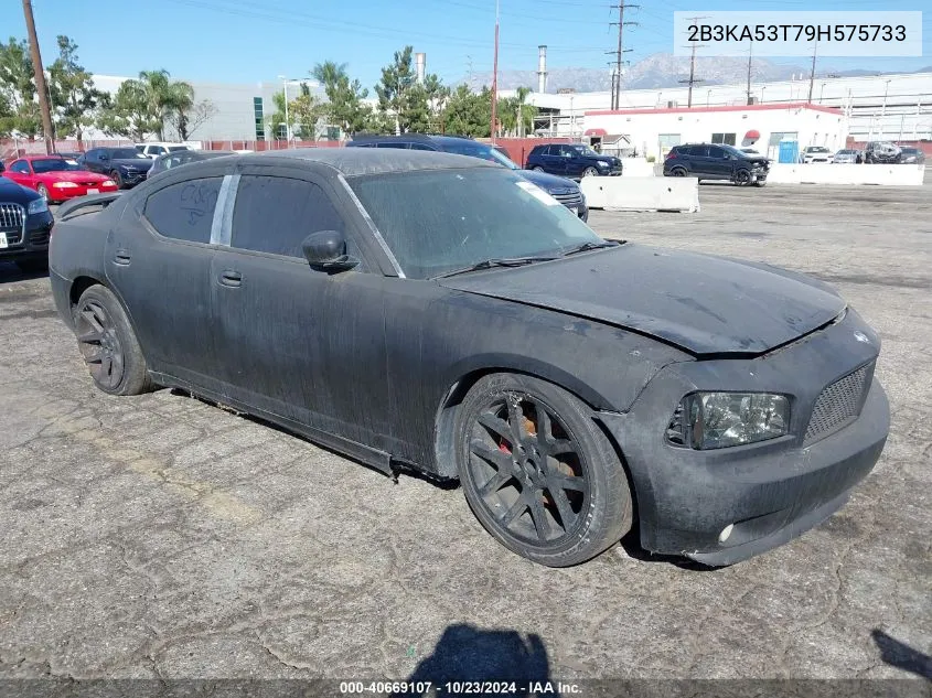 2009 Dodge Charger R/T VIN: 2B3KA53T79H575733 Lot: 40669107