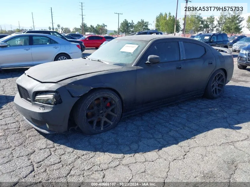 2009 Dodge Charger R/T VIN: 2B3KA53T79H575733 Lot: 40669107