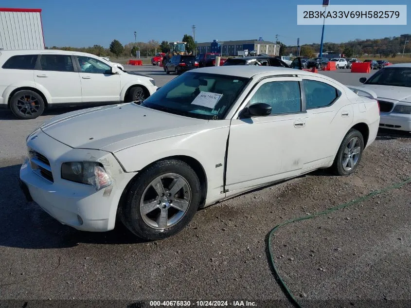 2009 Dodge Charger Sxt VIN: 2B3KA33V69H582579 Lot: 40675830