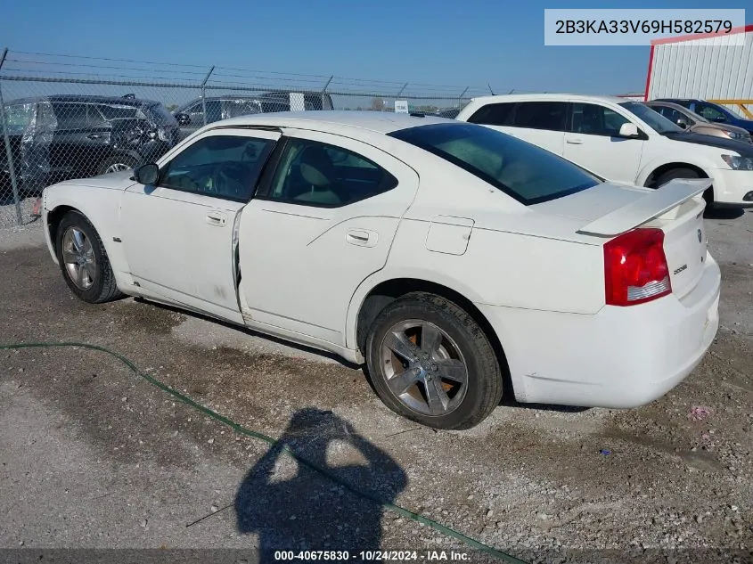 2009 Dodge Charger Sxt VIN: 2B3KA33V69H582579 Lot: 40675830