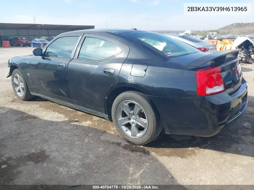 2009 Dodge Charger Sxt VIN: 2B3KA33V39H613965 Lot: 40704779