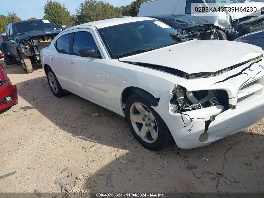 02B3KA43T39H64230 2009 Dodge Charger