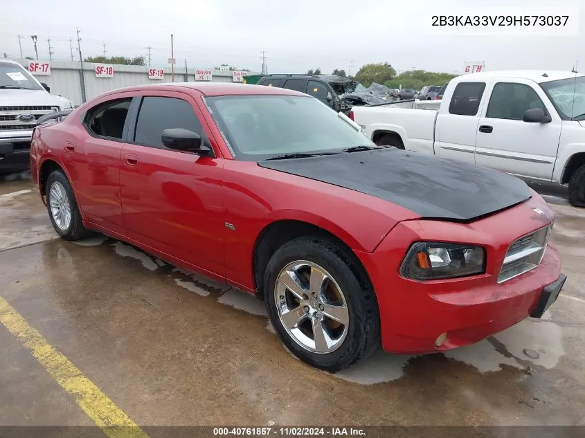 2009 Dodge Charger Sxt VIN: 2B3KA33V29H573037 Lot: 40761857