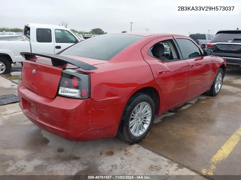 2009 Dodge Charger Sxt VIN: 2B3KA33V29H573037 Lot: 40761857