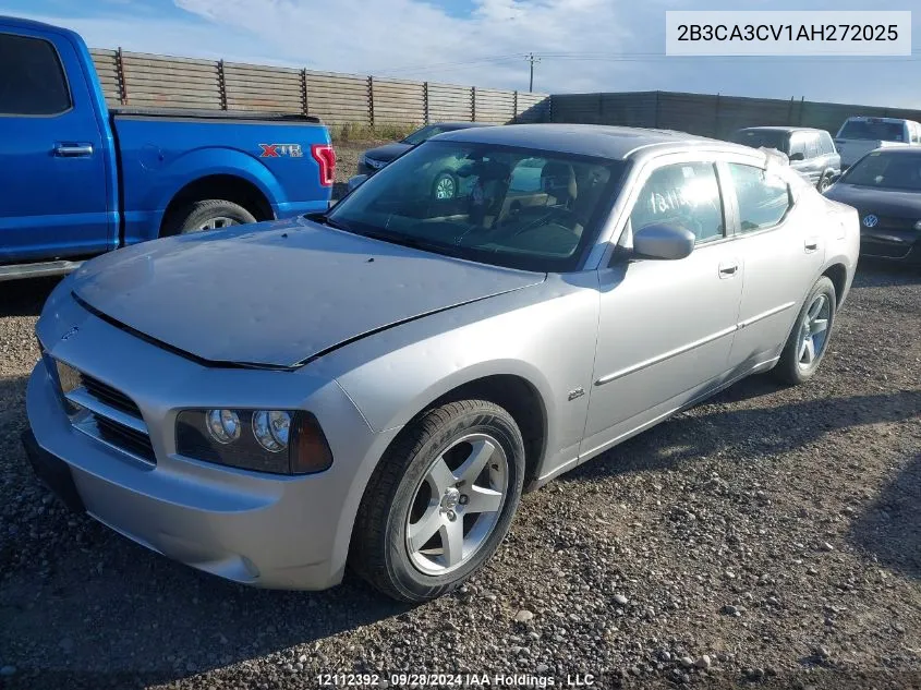 2010 Dodge Charger Sxt VIN: 2B3CA3CV1AH272025 Lot: 12112392