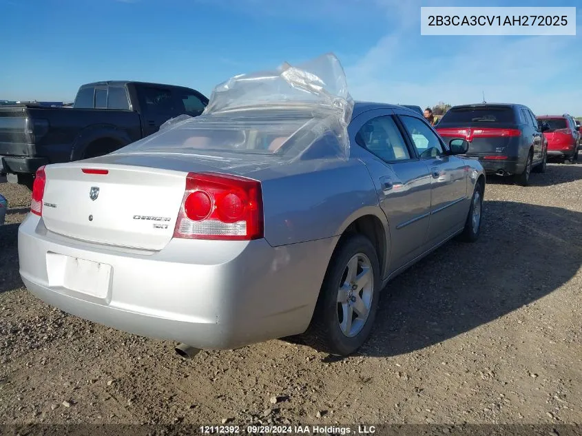 2010 Dodge Charger Sxt VIN: 2B3CA3CV1AH272025 Lot: 12112392