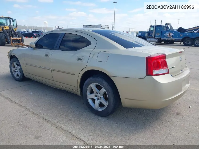 2B3CA3CV2AH186996 2010 Dodge Charger Sxt