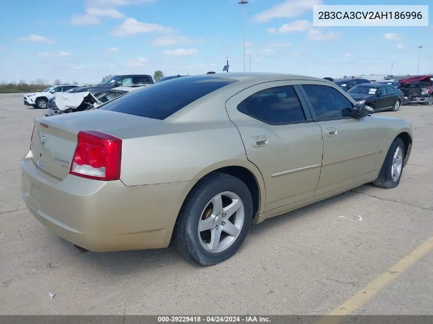 2B3CA3CV2AH186996 2010 Dodge Charger Sxt