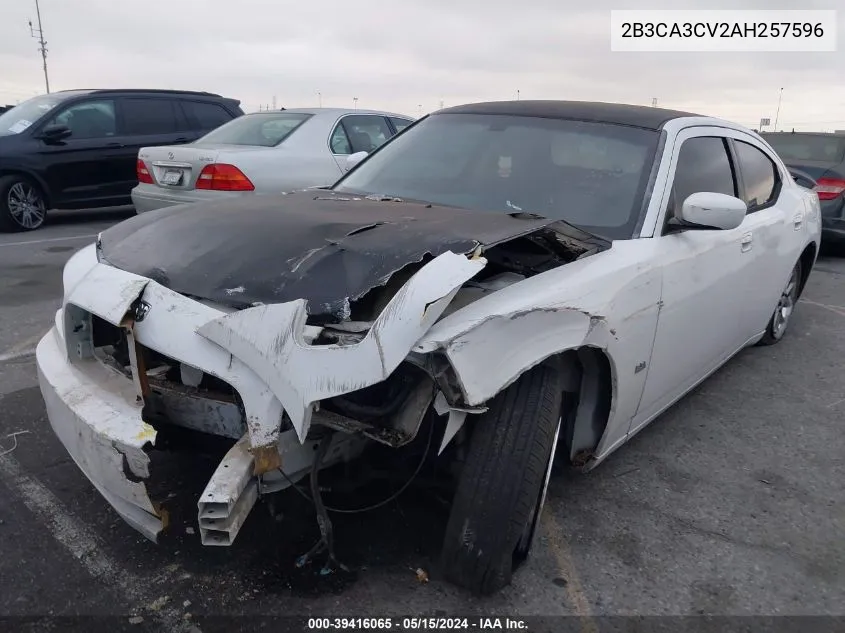 2B3CA3CV2AH257596 2010 Dodge Charger Sxt