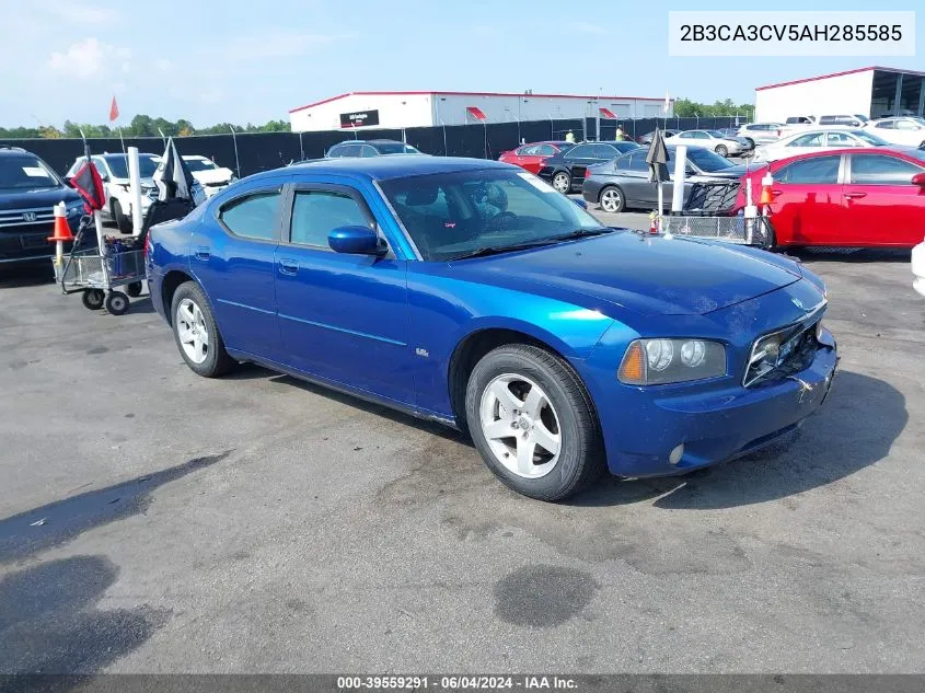 2010 Dodge Charger Sxt VIN: 2B3CA3CV5AH285585 Lot: 39559291