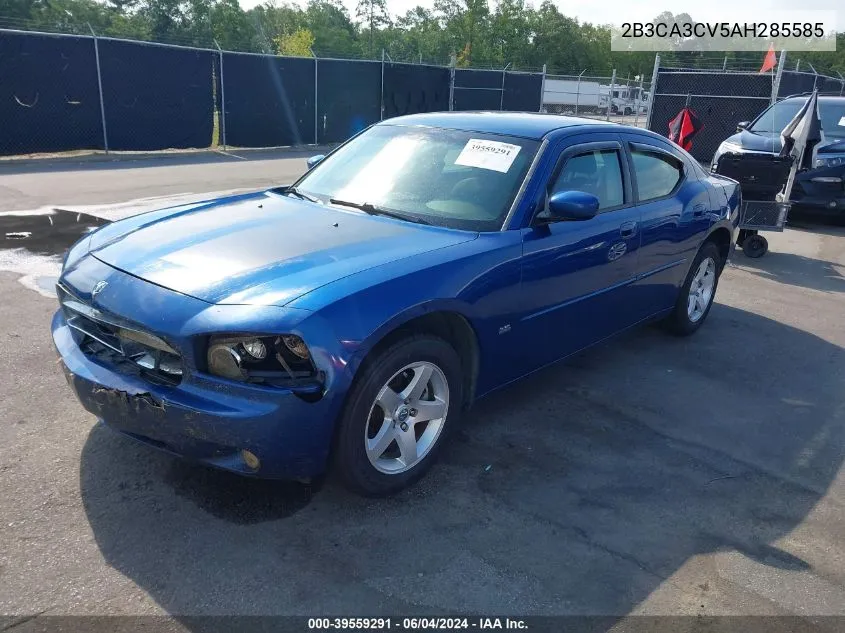 2010 Dodge Charger Sxt VIN: 2B3CA3CV5AH285585 Lot: 39559291