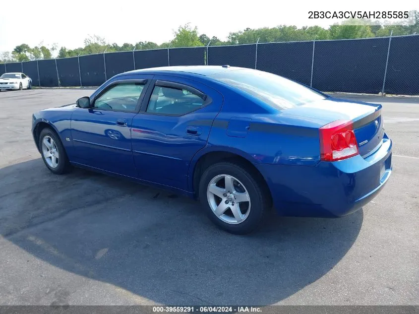 2010 Dodge Charger Sxt VIN: 2B3CA3CV5AH285585 Lot: 39559291