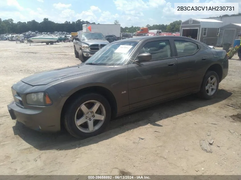 2010 Dodge Charger Sxt VIN: 2B3CA3CV1AH230731 Lot: 39658892