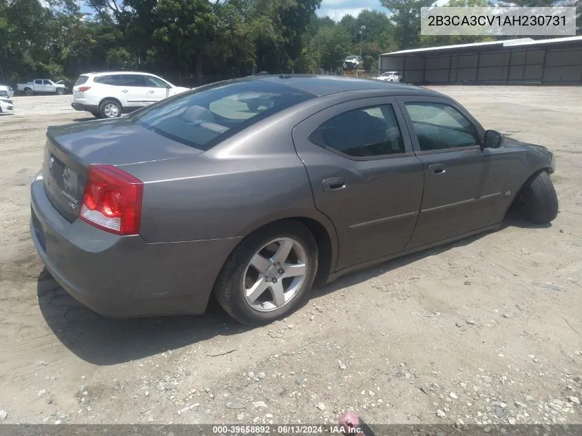 2010 Dodge Charger Sxt VIN: 2B3CA3CV1AH230731 Lot: 39658892