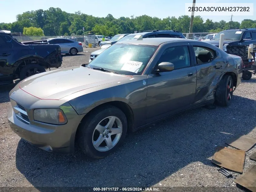 2010 Dodge Charger Sxt VIN: 2B3CA3CV0AH237282 Lot: 39711727