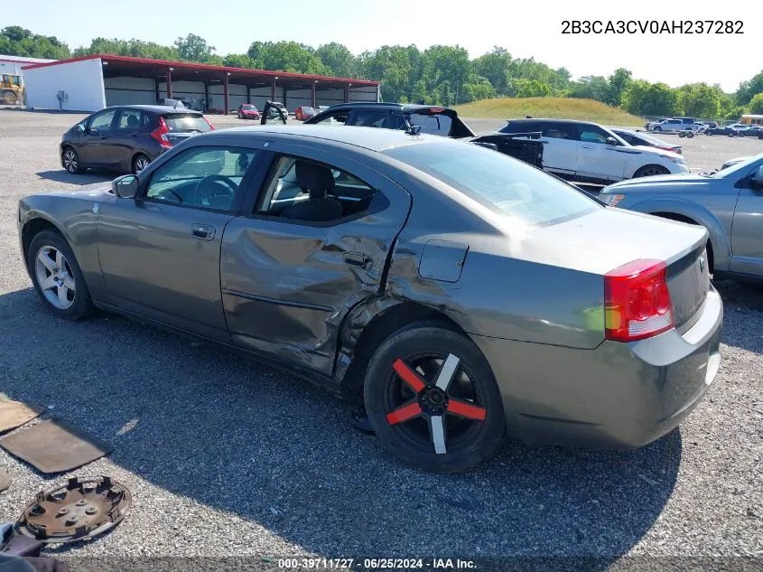 2010 Dodge Charger Sxt VIN: 2B3CA3CV0AH237282 Lot: 39711727