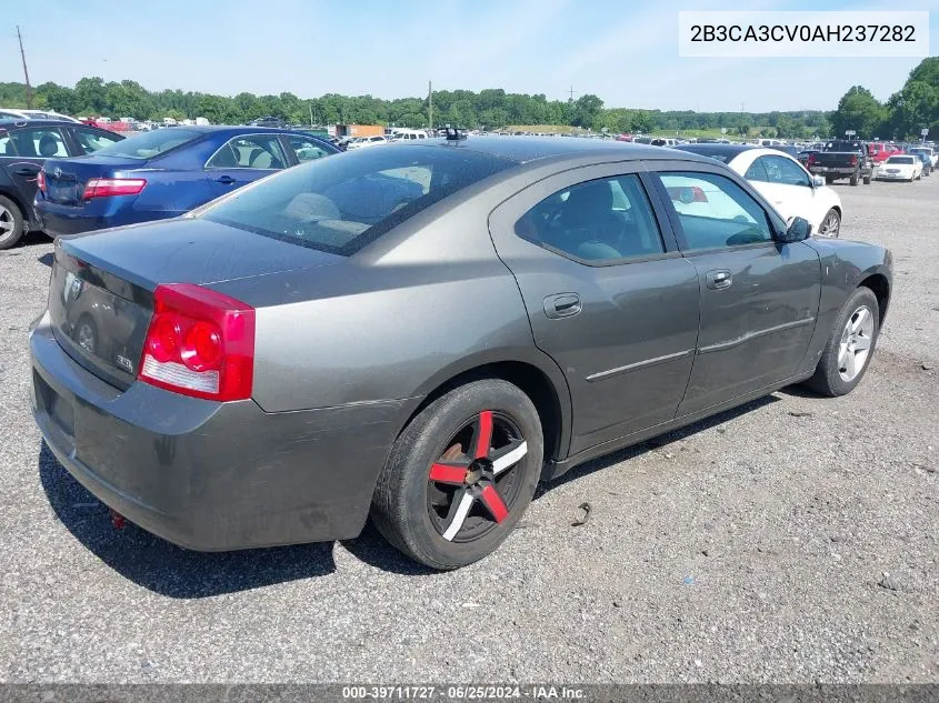 2B3CA3CV0AH237282 2010 Dodge Charger Sxt