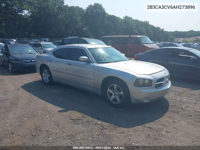 2B3CA3CV6AH273896 2010 Dodge Charger Sxt