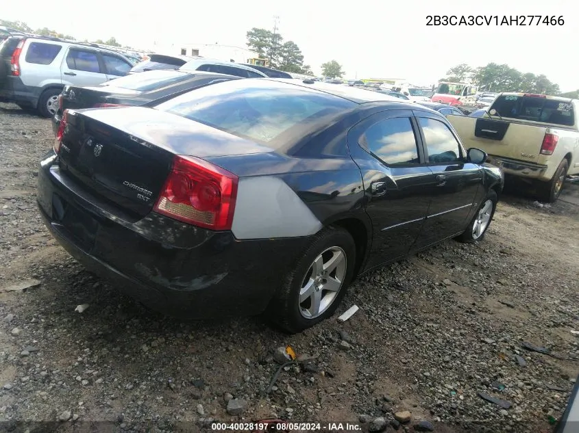 2010 Dodge Charger Sxt VIN: 2B3CA3CV1AH277466 Lot: 40028197