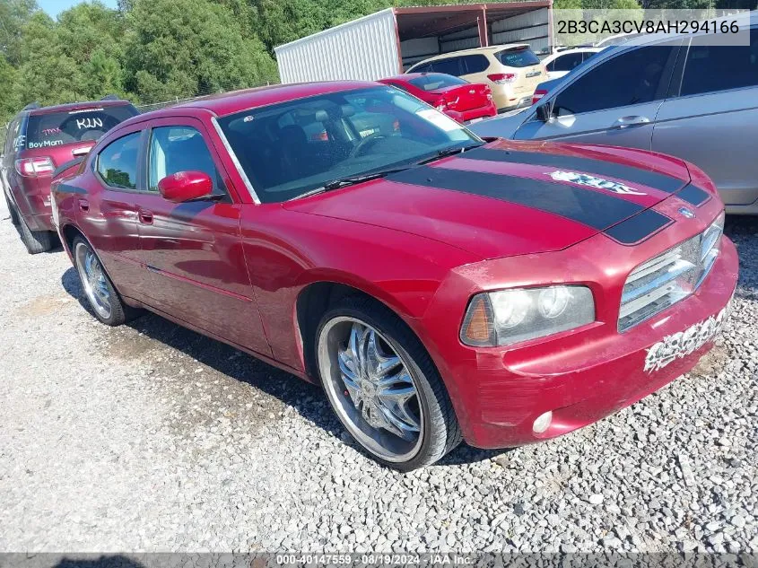 2010 Dodge Charger Sxt VIN: 2B3CA3CV8AH294166 Lot: 40147559