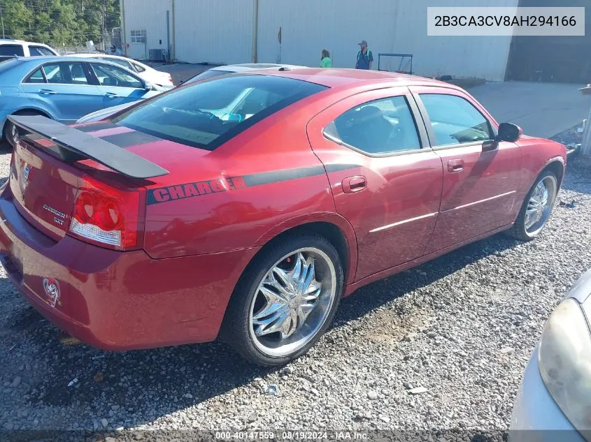 2010 Dodge Charger Sxt VIN: 2B3CA3CV8AH294166 Lot: 40147559