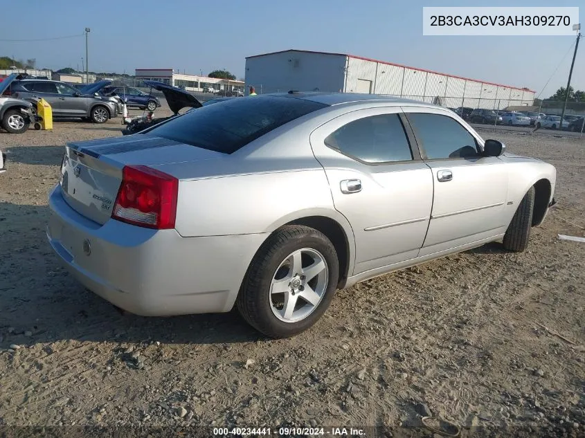 2B3CA3CV3AH309270 2010 Dodge Charger Sxt