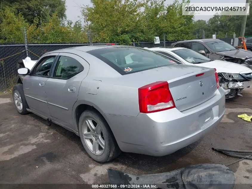 2010 Dodge Charger Sxt VIN: 2B3CA3CV9AH245719 Lot: 40327568