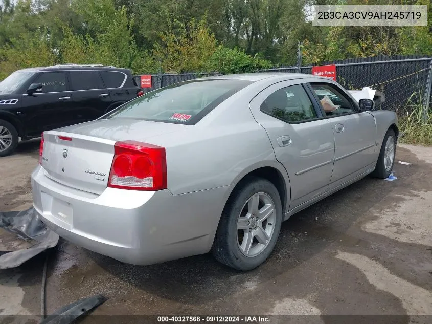 2B3CA3CV9AH245719 2010 Dodge Charger Sxt