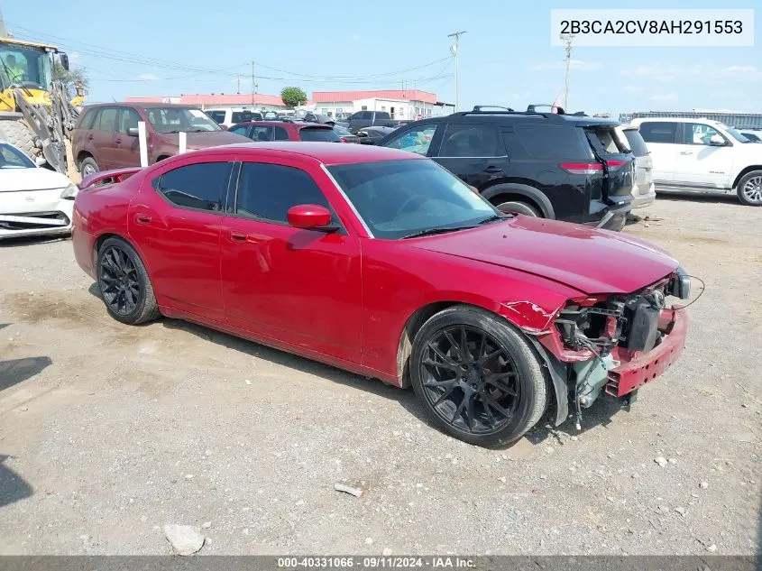 2010 Dodge Charger 3.5L VIN: 2B3CA2CV8AH291553 Lot: 40331066