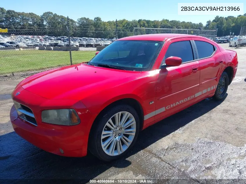 2010 Dodge Charger Sxt VIN: 2B3CA3CV9AH213966 Lot: 40560684