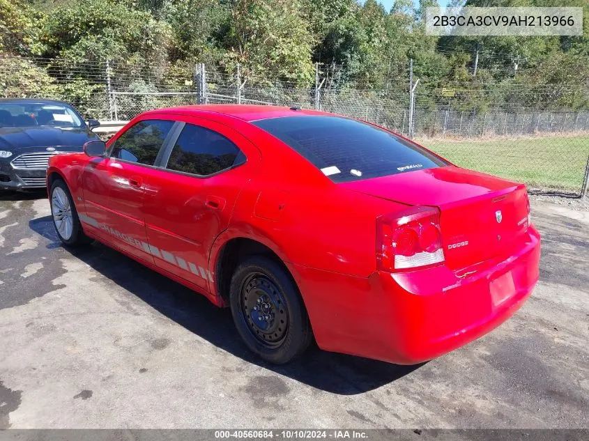 2010 Dodge Charger Sxt VIN: 2B3CA3CV9AH213966 Lot: 40560684