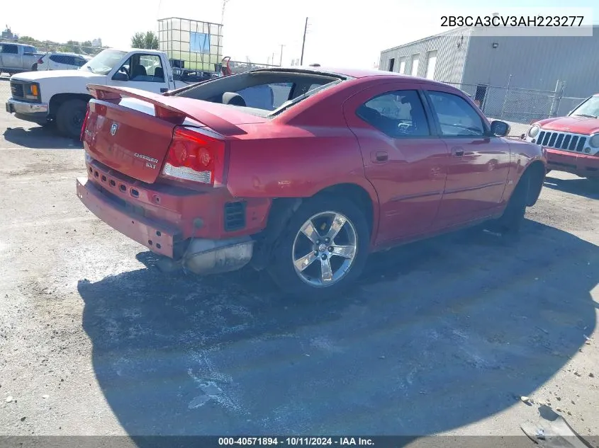 2010 Dodge Charger Sxt VIN: 2B3CA3CV3AH223277 Lot: 40571894