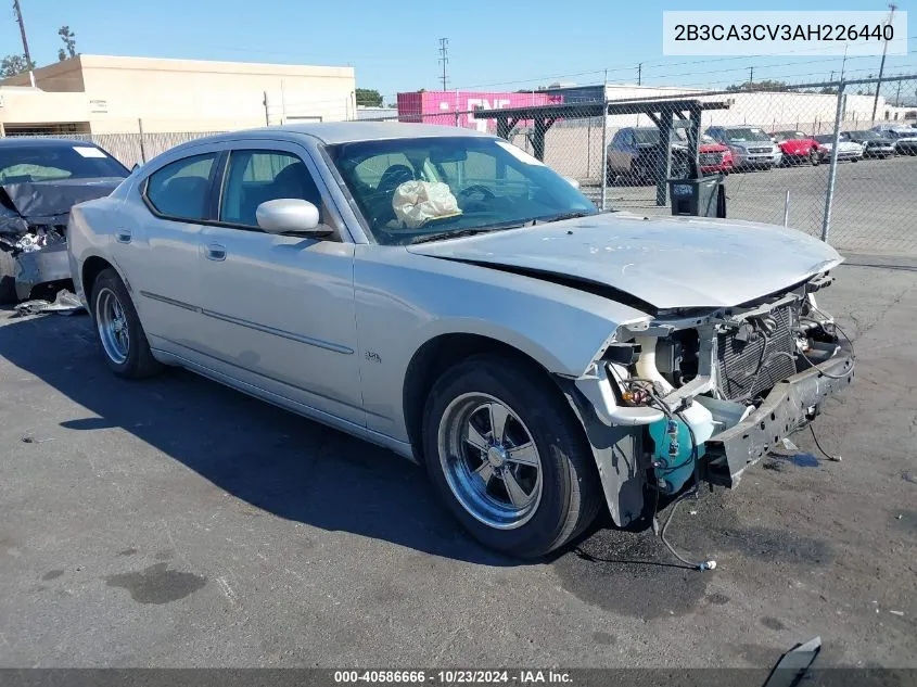 2010 Dodge Charger Sxt VIN: 2B3CA3CV3AH226440 Lot: 40586666