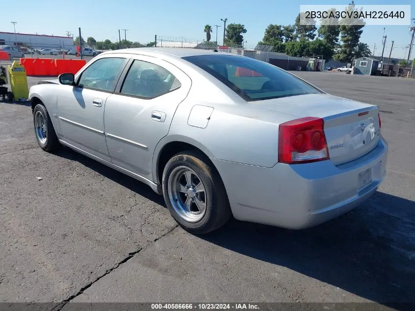 2010 Dodge Charger Sxt VIN: 2B3CA3CV3AH226440 Lot: 40586666