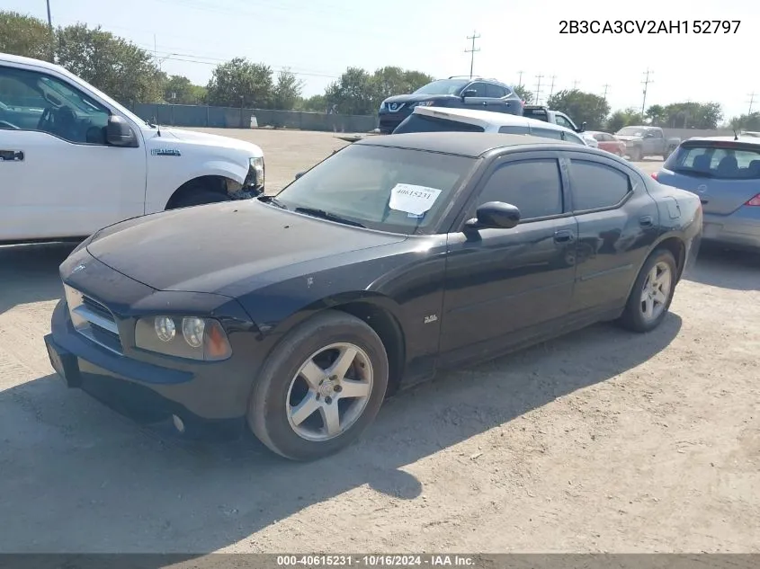 2B3CA3CV2AH152797 2010 Dodge Charger Sxt