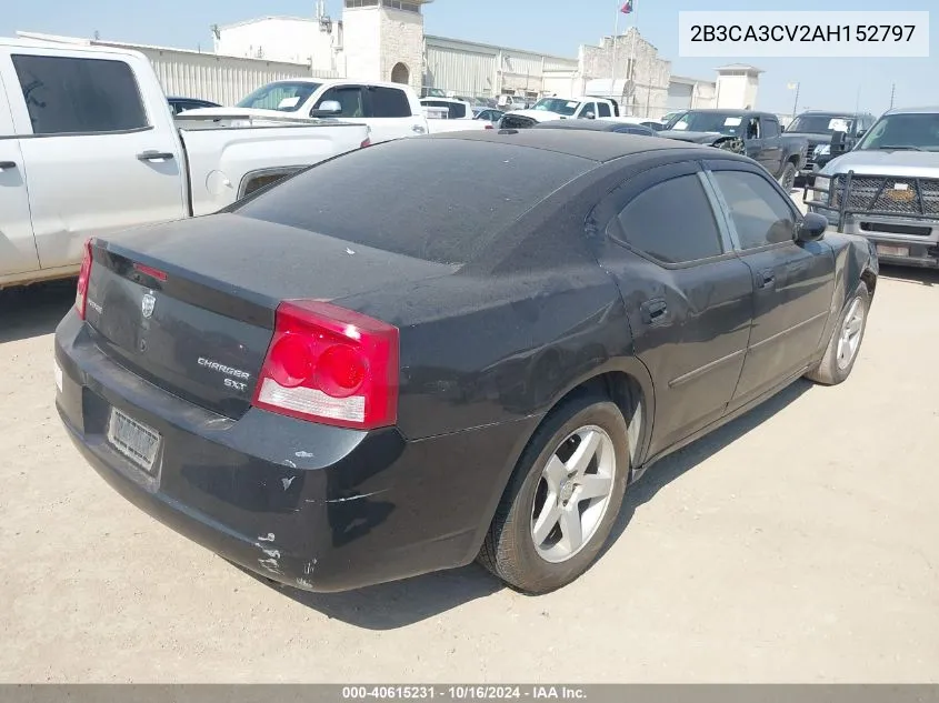 2B3CA3CV2AH152797 2010 Dodge Charger Sxt