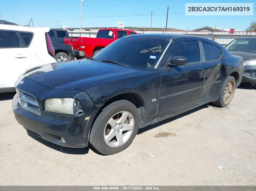 2010 Dodge Charger Sxt VIN: 2B3CA3CV7AH169319 Lot: 40616448