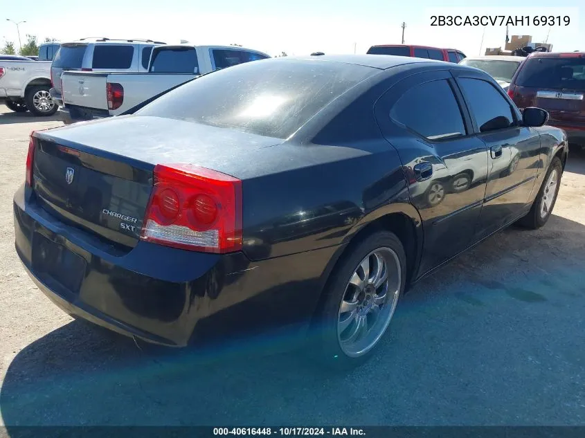 2010 Dodge Charger Sxt VIN: 2B3CA3CV7AH169319 Lot: 40616448