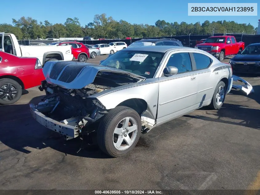 2010 Dodge Charger Sxt VIN: 2B3CA3CV0AH123895 Lot: 40639505