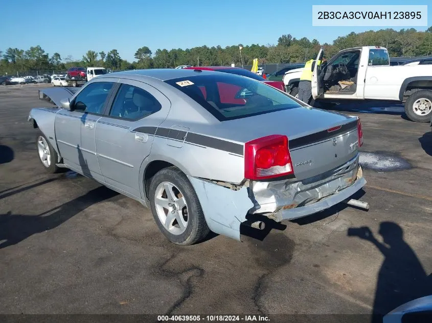 2B3CA3CV0AH123895 2010 Dodge Charger Sxt