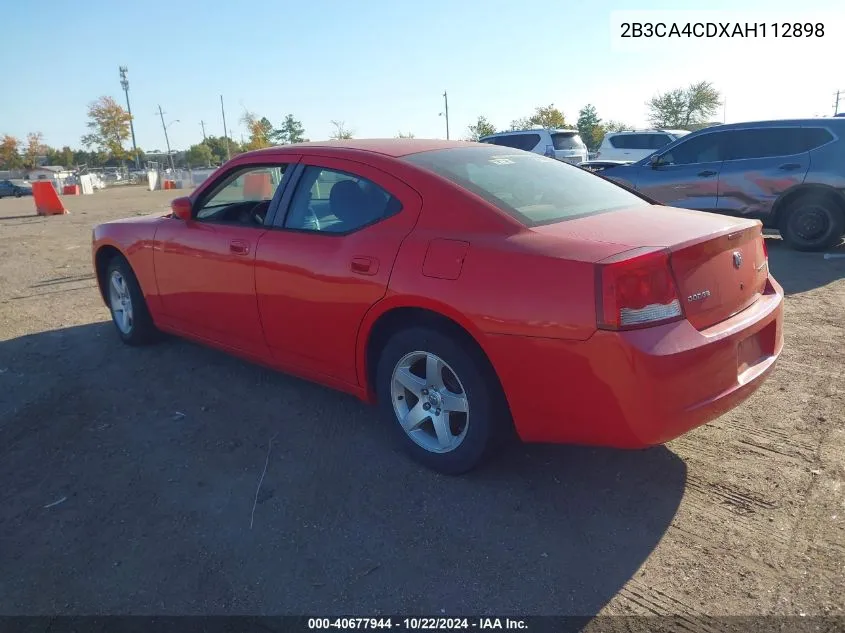 2010 Dodge Charger VIN: 2B3CA4CDXAH112898 Lot: 40677944