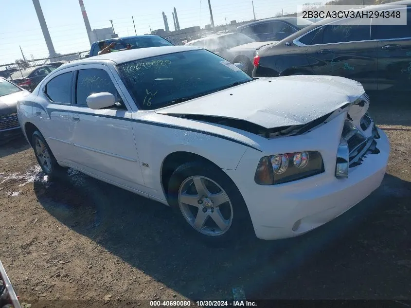 2010 Dodge Charger Sxt VIN: 2B3CA3CV3AH294348 Lot: 40690080